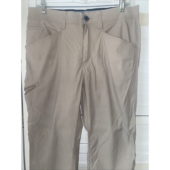 Orvis Pants Men’s Tan Khaki Stretch Performance Tech Trek Casual Chino 32”x 30” - Picture 2 of 10
